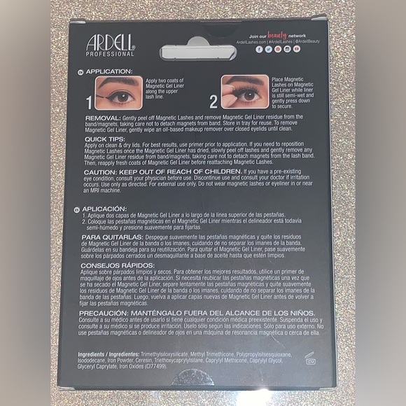 🍒2/$28 or 3/$38🍒Ardell Reusable Magnetic Gel Liner and Lashes (new and sealed) - Picture 3 of 4